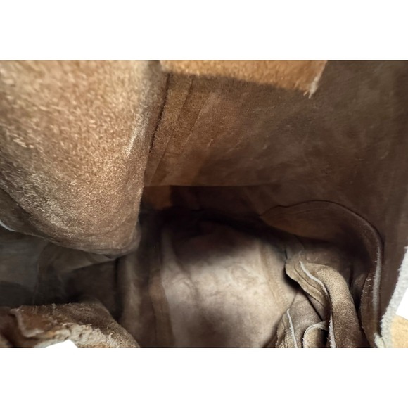 Carla Danelli Suede Shoulder Handbag‎ Snap Closure Hobo Boho & Change Purse - Picture 5 of 11